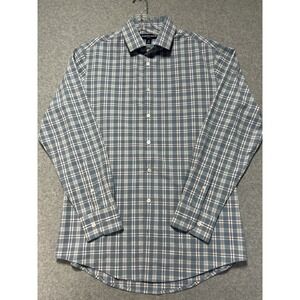 Mizzen+Main Leeward Men's Long Sleeve Shirt, Medium , Plaid, Button-Up, Trim Fit